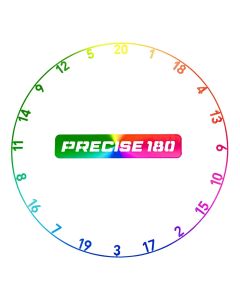 Precise180 Numberring Spectrum Cijferring Dartbord - Kleurrijke nummering | Outdoorspeelgoed.nl