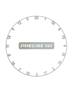 Precise180 Numberring Nordic Grey - Cijferring Dartbord vooraanzicht | Outdoorspeelgoed.nl