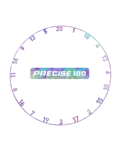 PRECISE180 DARTBORD CIJFERRING NORTHERN LIGHTS