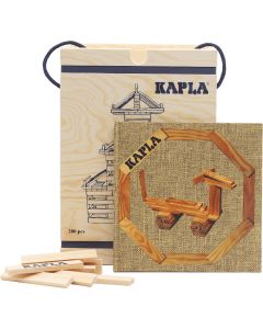 KAPLA® Blank met Voorbeeldboek Bruin 280 Plankjes