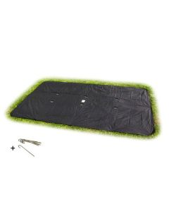 EXIT groundlevel trampoline afdekhoes rechthoekig 214x305cm