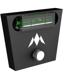 Mission Leveller Pro - Precision Machined Aluminium Dartboard Spirit Level - with Fixing Pin