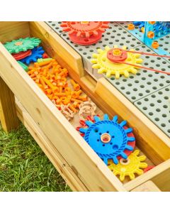 Outdoor Tandwielenset - Constructietafel met tandwielenset voor kinderen | Outdoorspeelgoed.nl