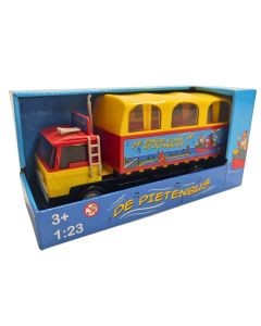 Pietenbus met toetergeluid