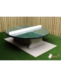 Heblad Tafeltennistafel Rond Groen