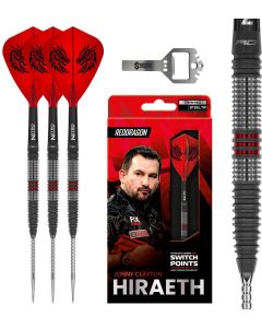Red Dragon Jonny Clayton Hiraeth Switch Point 90% Dartpijlen 22 Gram