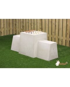 HeBlad Schaakbank Naturel Beton