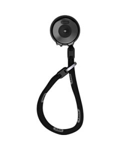 ABUS Muuranker WCH + 9KS/100 - Zwart beveiligingssysteem met ketting | Outdoorspeelgoed.nl