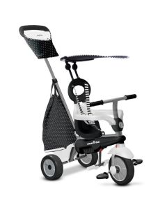 SmarTrike Vanilla Plus 4 in 1 driewieler zwart - 2dekans