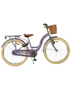 Volare Blossom kinderfiets 26 inch paars - Complete meisjesfiets | Outdoorspeelgoed.nl