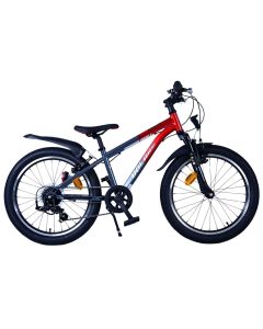 Volare XC Race Kinderfiets – 20 inch – 7 versnellingen– Rood/Grijs