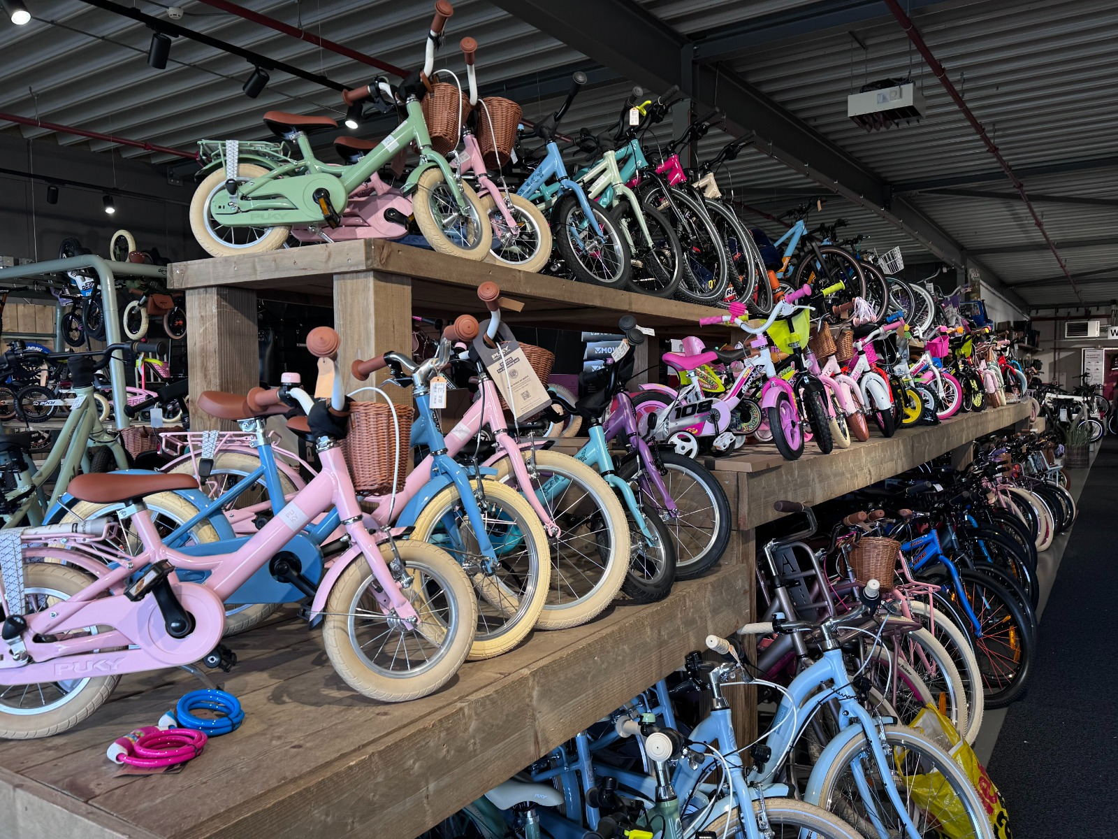 Kinderfietsen en skelters